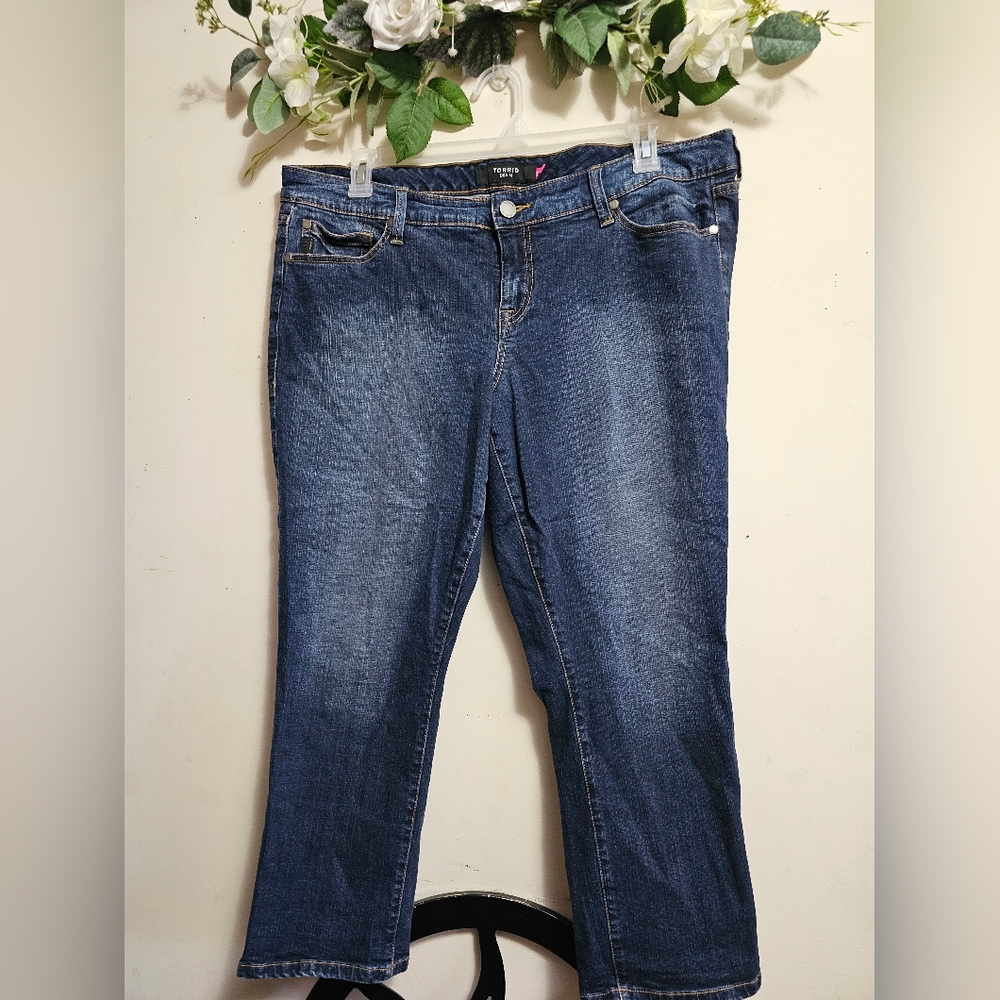 Torrid crop jeans